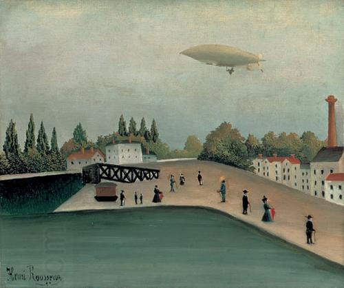 Henri Rousseau View of the Quai d'Ivry oil painting picture